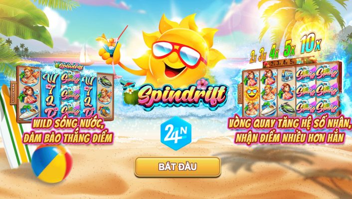 Trải Nghiệm Slot Spindrift tại Nhà Cái 24N Hành Trình Giành Chiến Thắng Trên Bãi Biển Nhiệt Đới